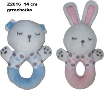Picture of Grzechotka zwierzta 14cm MIX