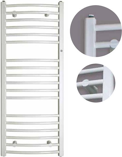 Изображение Grzejnik azienkowy Instal-Projekt Ambra R 50 cmx170 cmcm biay (AMBR-50/170)