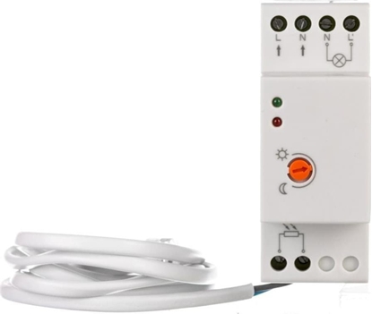 Attēls no GTV Czujnik zmierzchowy CZ-1 max. 4800W 220-240V AC 50/60Hz 20A IP65 szynowy CZ-CZ1000-00