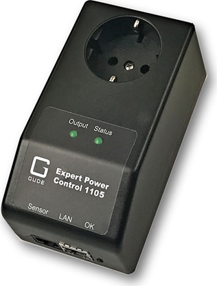 Picture of Gude 11051 EPC NET IP-Fernschaltsteckdose, Schutzkontakt, Sensorport, Messung