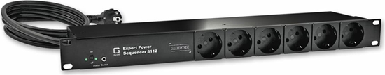 Picture of Gude 8112-4 Expert Power Sequenzer 6x Schutzkontakt mit Überspannungsschutz und Netzfilter