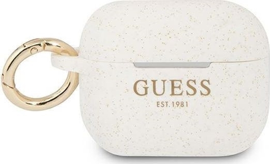 Picture of Guess Etui ochronne GUAPSGGEH Silicone Glitter do AirPods Pro biae