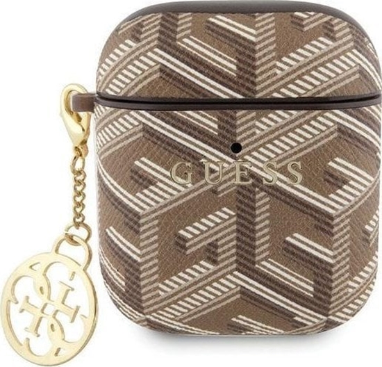 Изображение Guess Guess GUA2PGCE4CW AirPods 1/2 cover brzowy/brown GCube Charm