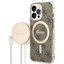 Picture of Guess Set Guess GUBPP13LH4EACSW Case+ Charger iPhone 13 Pro brown/brown hard case 4G Print MagSafe