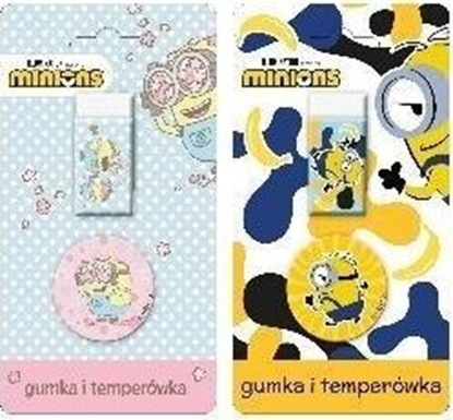 Picture of Gumka + temperówka na blistrze Minionki
