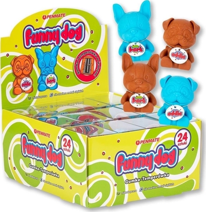 Изображение Gumka do cierania piesek z temperówk (24szt)