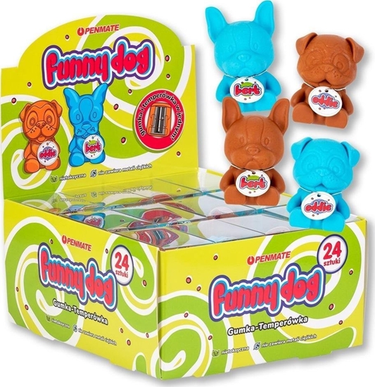 Изображение Gumka do cierania piesek z temperówk (24szt)