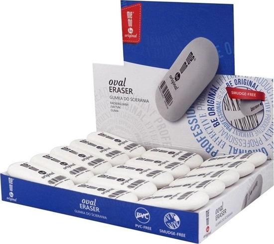 Picture of Gumka do mazania Oval biaa (30szt) MemoBe