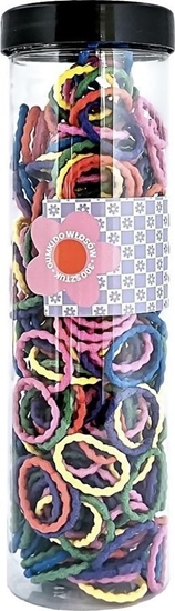 Изображение Gumki do wosów neonowe 300szt