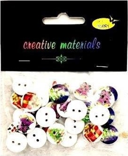 Изображение Guziki biae zimowe nadruk 15g