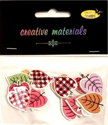 Picture of Guziki ozdobne Listki 25mm 15szt