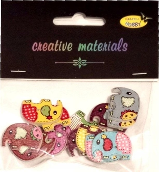 Picture of Guziki ozdobne So 25x18mm 15szt