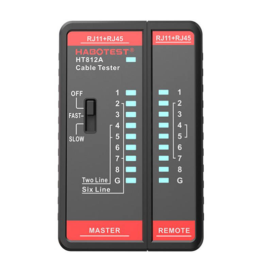 Picture of Habotest RJ11 / RJ45 Network Cable Tester Habotest HT812A