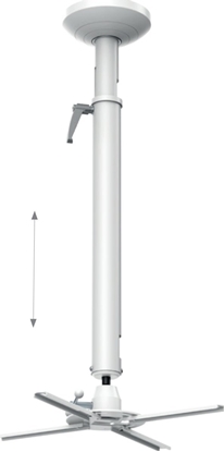 Attēls no Hagor HAGOR Beamfix II 820 - 1200 mm, ceiling mount (white)
