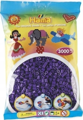 Picture of Hama Beads Hama Beads 201-07, Purple, Tube bead, 3000 pc(s)