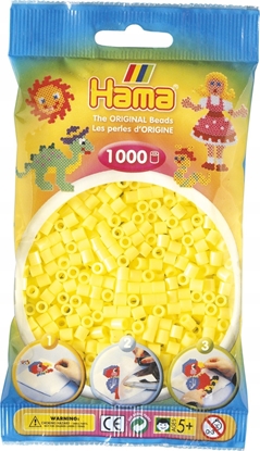 Picture of Hama Beads Hama midi perler 1000stk pastel gul