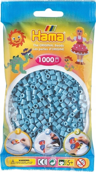 Picture of Hama Beads Hama midi perler 1000stk turkis