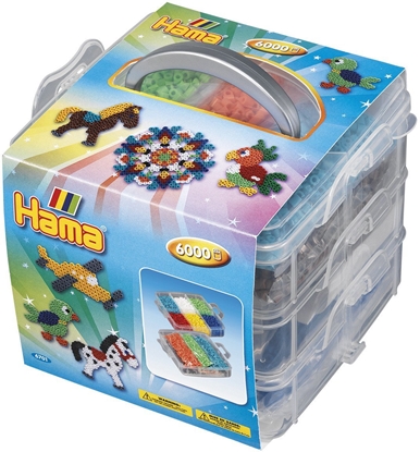 Picture of Hama Beads Hama opbevaringsboks lille, 6.000 perler+3 plader