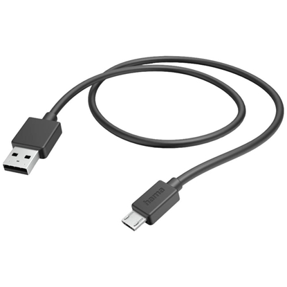Изображение Hama Charging Cable USB-A to Micro USB 1m Black