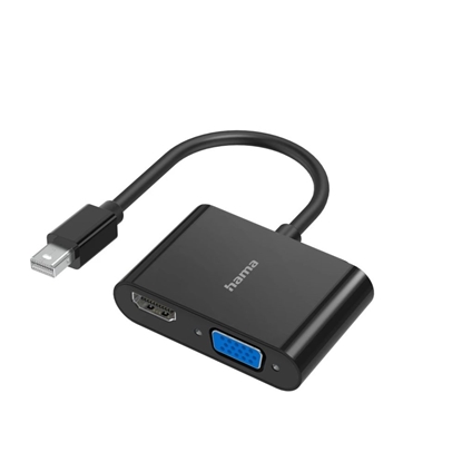 Attēls no Hama Hama 00200330 Video Adapter, 2In1, Mini-Dp - HDMI - Vga