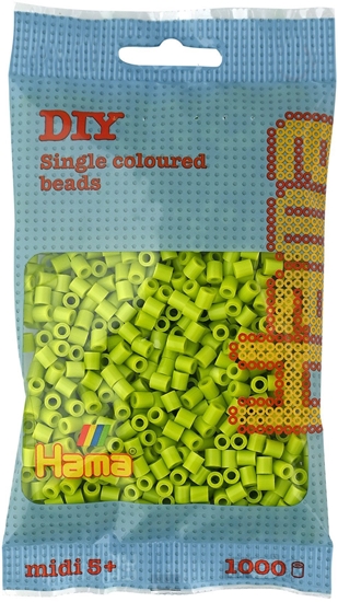 Изображение HAMA MIDI 1000 KORALIKÓW W TOREBCE(JASNY ZIELONY)
