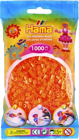Изображение HAMA MIDI KORALIKI W TOREBCE 1000 (POMARACZOWE)