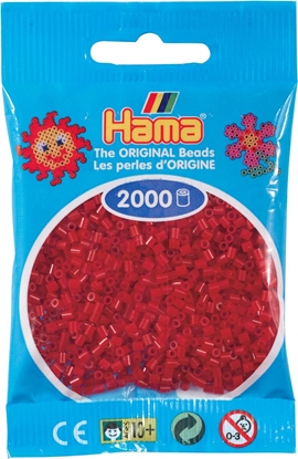 Picture of Hama mini beads 2000 pcs. dark red