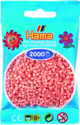 Изображение Hama mini beads 2000 pcs. matte pink