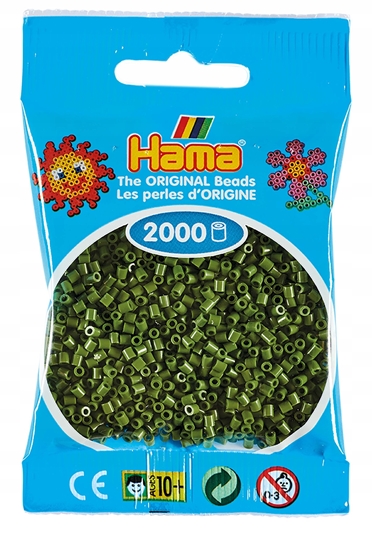 Изображение Hama mini beads 2000 pcs. olive