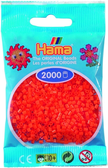 Picture of Hama mini beads 2000 pcs. orange