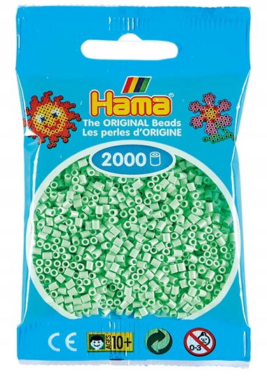 Изображение Hama mini beads 2000 pcs. pastel mint