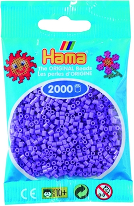 Picture of Hama mini beads 2000 pcs. pastel purple