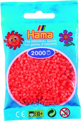Picture of Hama mini beads 2000 pcs. pastel red
