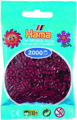 Picture of Hama mini perler 2000 stk. burgundy