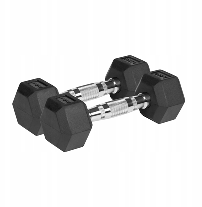 Attēls no Hantle eliwne gumowane HEX 2x2.5 kg REBEL ACTIVE