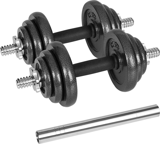 Изображение Hantle eliwne regulowane w walizce z gryfem, zestaw 20kg REBEL ACTIVE