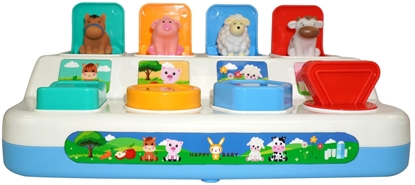 Attēls no HAPPY BABY Pop Up Farm Animals L&S