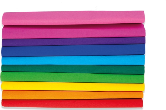 Picture of Happy Color Bibua marszczona 25x200 Tcza mix 10 rolek