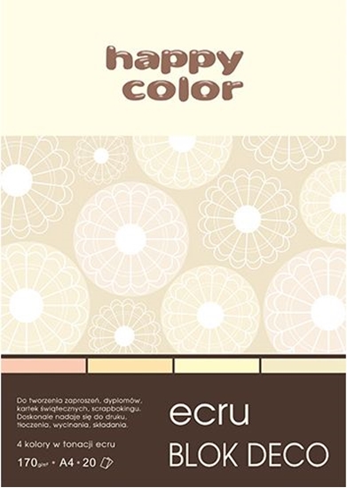 Изображение Happy Color Blok techniczny A5 20k ecru
