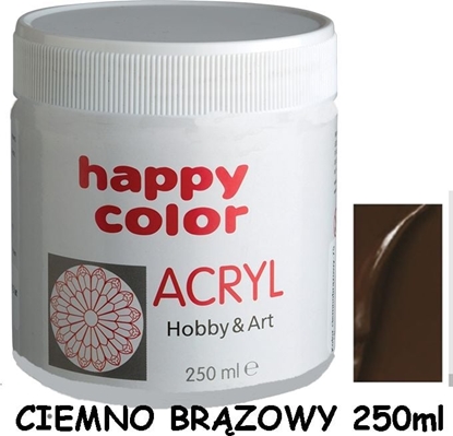 Изображение Happy Color Farba akrylowa 75 ml ciemnobrzowy (7370 0075-75)