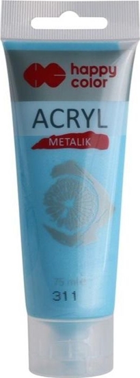 Изображение Happy Color Farba akrylowa 75 ml niebieski