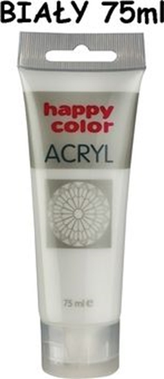 Изображение Happy Color Farba akrylowa 75ml biel tytanowa (7370 0075-0)