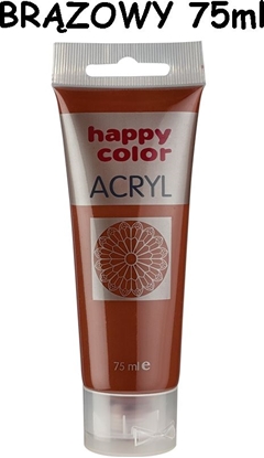 Изображение Happy Color Farba akrylowa 75ml brzowy (7370 0075-7)