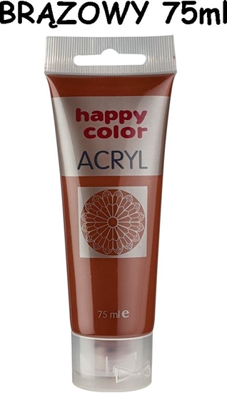 Изображение Happy Color Farba akrylowa 75ml brzowy (7370 0075-7)