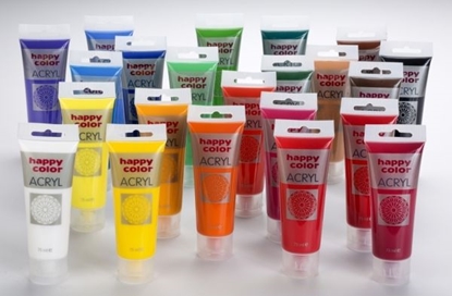 Изображение Happy Color Farba akrylowa 75ml czarny (7370 0075-9)