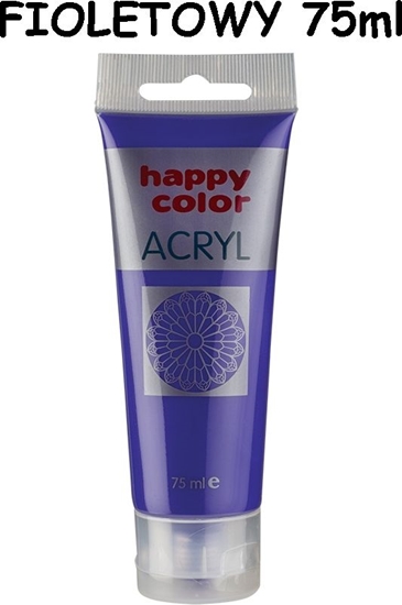 Изображение Happy Color Farba akrylowa 75ml fioletowy (7370 0075-6)