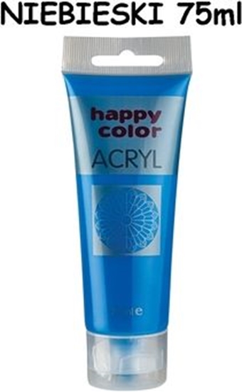 Изображение Happy Color Farba akrylowa 75ml niebieski (7370 0075-3)