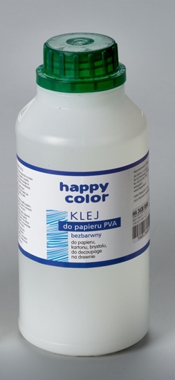 Изображение Happy Color Klej do papieru PVA butelka 500g 3430 0500