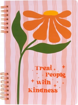 Picture of Happy Color Notes na spirali A5/80K Bloom boho HAPPY COLOR