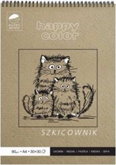 Picture of Happy Color Szkicownik A5 60k biay